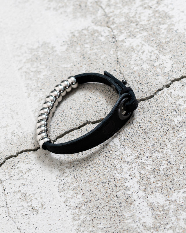LEATHER CORD BEAD BRACELET