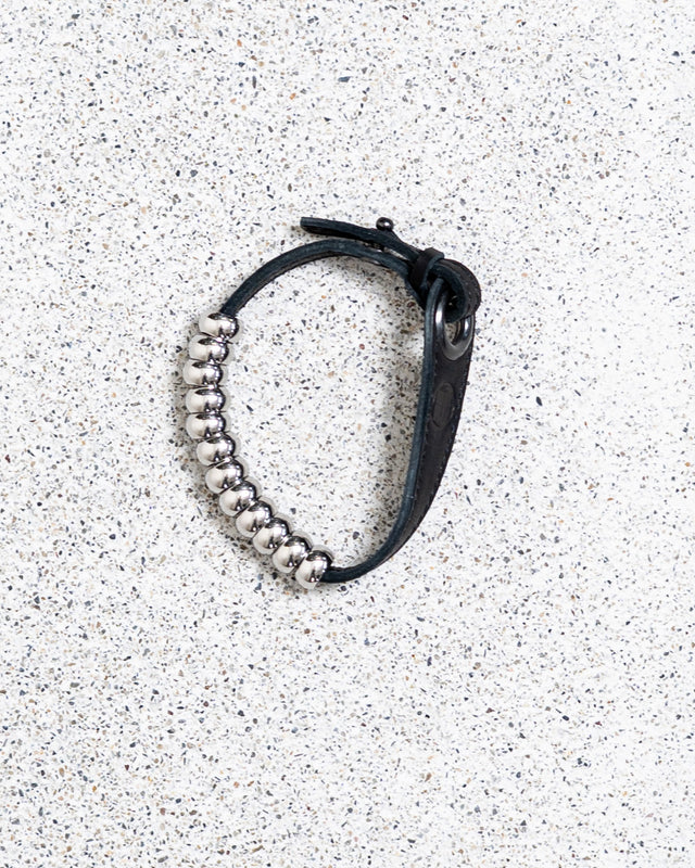 LEATHER CORD BEAD BRACELET