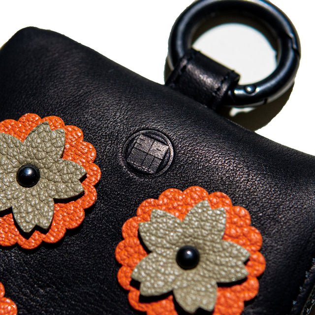 菊桜 M-POUCH / BLACK -REINOMONO-