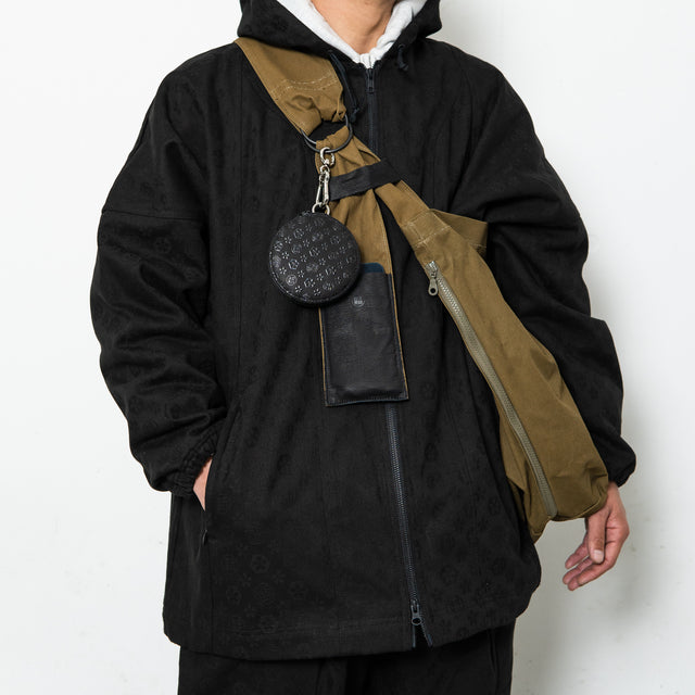 urushi round / 漆ポーチ丸型 / BLACK