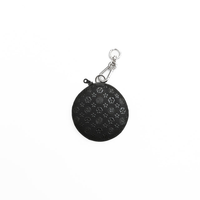urushi round / 漆ポーチ丸型 / BLACK